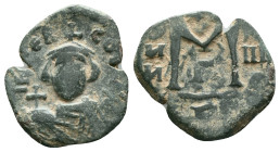 Arab - Byzantine. Ae

Reference :
Condition: Very Fine

Weight: 3.50 gr. Diameter: 22.1 mm