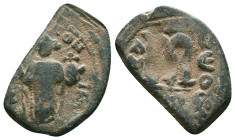 Arab - Byzantine. Ae

Reference :
Condition: Repatinated. Very Fine

Weight: 4.0 gr. Diameter:25.7 mm