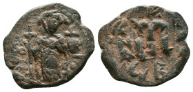 Arab - Byzantine. Ae

Reference :
Condition: Very Fine

Weight: 3.83 gr. Diameter: 22.9 mm