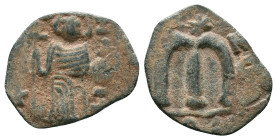 Arab - Byzantine. Ae

Reference :
Condition: Very Fine

Weight: 2.23 gr. Diameter: 20.3 mm