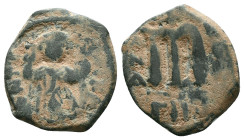 Arab - Byzantine. Ae

Reference :
Condition: Very Fine

Weight: 5.05 gr. Diameter: 21.7 mm
