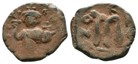 Arab - Byzantine. Ae

Reference :
Condition: Very Fine

Weight: 4.32 gr. Diameter: 20.5 mm