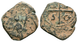 Arab - Byzantine. Ae

Reference :
Condition: Very Fine

Weight: 2.79 gr. Diameter: 19.4 mm