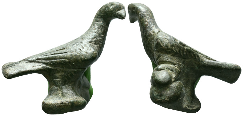 ANCIENT ROMAN BRONZE EAGLE STATUETTE.(1st-2nd century).Ae.

Weight: 69.1 gr. D...