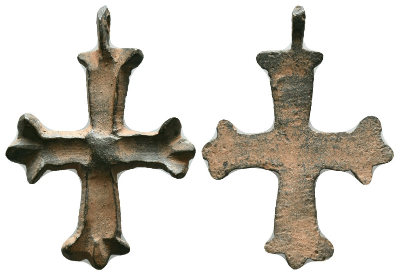 Collectible Items,
Byzantine Bronze Cross Pendant, Circa 5th-7th Century AD

...