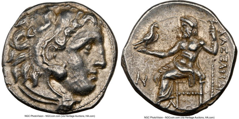 MACEDONIAN KINGDOM. Alexander III the Great (336-323 BC). AR drachm (16mm, 11h)....