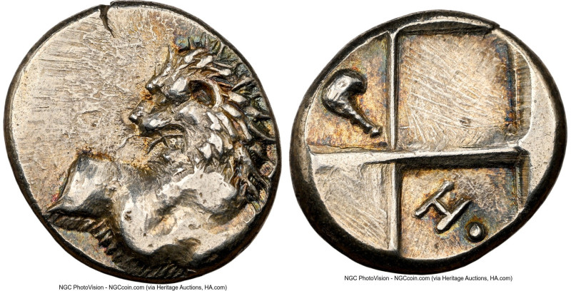 THRACE. Chersonesus. Ca. 4th century BC. AR hemidrachm (13mm, 2.40 gm). NGC AU 4...