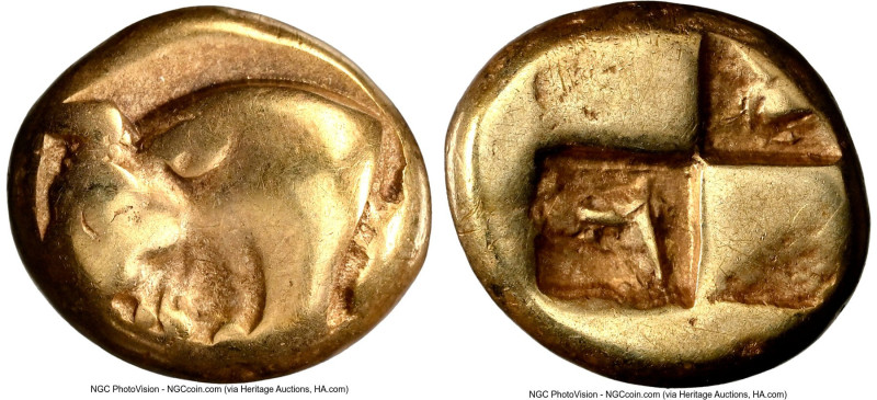 IONIA. Phocaea. Ca. 477-388 BC. EL sixth-stater or hecte (10mm, 2.46 gm). NGC VG...