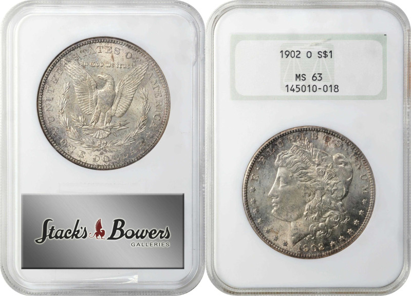 Lot of (2) Morgan Silver Dollars. MS-63 (NGC). OH Generation 4.0.
Included are:...