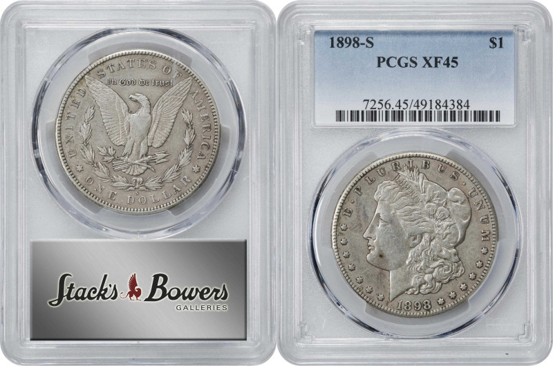 Lot of (2) Better Date S-Mint Morgan Silver Dollars. (PCGS).
Included are: 1887...