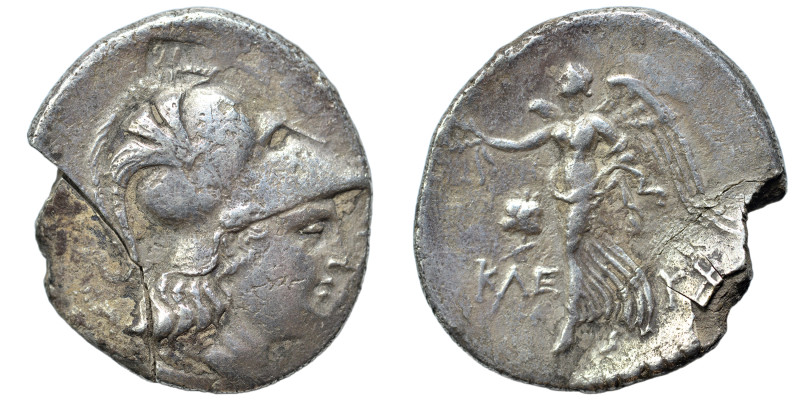 PAMPHYLIA, Side. Circa 145-125 BC. Tetradrachm (silver, 14.84 g, 31 mm). Helmete...