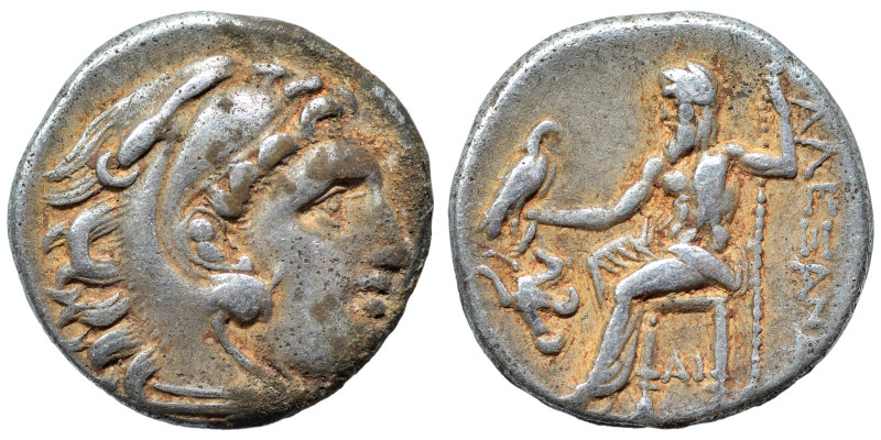 KINGS of MACEDON. Alexander III the Great, 336-323 BC. Drachm (silver, 4.11 g, 1...