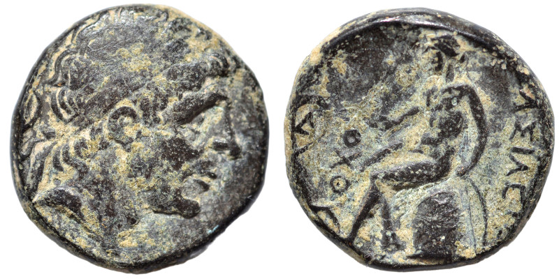SELEUKID KINGS of SYRIA. Antiochos I Soter, 281-261 BC. Ae (bronze, 3.60 g, 15 m...
