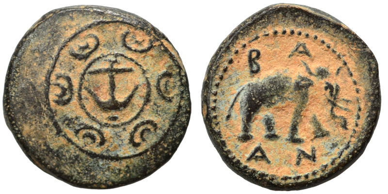 SELEUKID KINGS of SYRIA. Antiochos I Soter. 281-261 BC. Ae (bronze, 1.79 g, 12 m...
