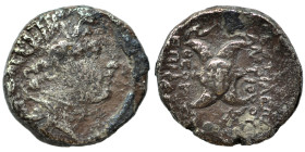 SELEUKID KINGS of SYRIA. Antiochos IV Epiphanes, 175-164 BC. Hemidrachm (1.79 g, 12 mm). Diademed and radiate head right. Rev. BAΣIΛEΩΣ ANTIOΧOY ΘEOY ...
