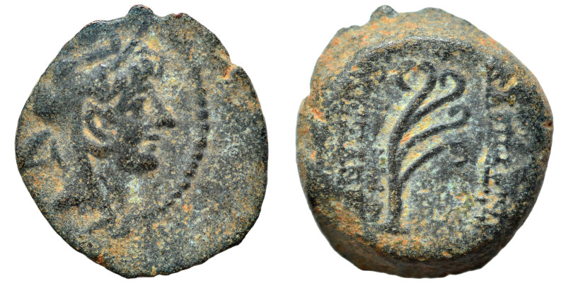 SELEUKID KINGS of SYRIA. Alexander II Zabinas, 128-122 BC. Ae (bronze, 3.77 g, 1...