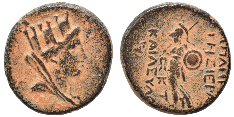 SYRIA, Seleucis and Pieria. Apameia. !st century AD. Ae (bronze, 7.42 g, 21 mm)....