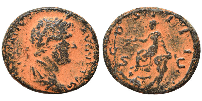 Hadrian, 117-138. Semis (bronze, 4.23 g, 18 mm), Rome, for circulation in the Ea...