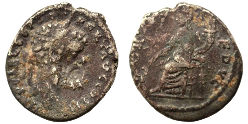 Septimius Severus, 193-211. Denarius (silver, 3.10 g, 18 mm), Emesa. IMP CAE L S...