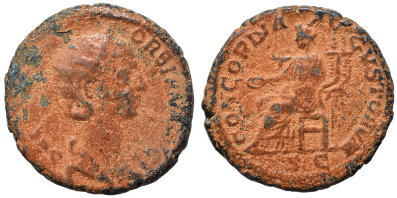 Orbiana, Augusta, 225-227. As (bronze, 9.30 g, 25 mm), Rome. SALL BARBIA ORBIANA...