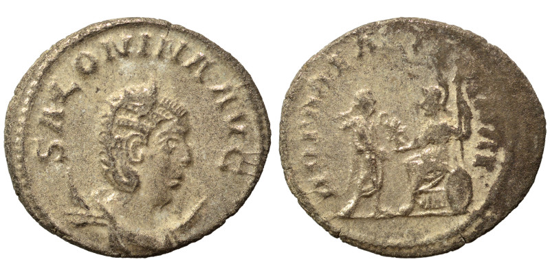 Salonina, Augusta, 254-268. Antoninianus (billon, 3.60 g, 22 mm), Antioch. SALON...