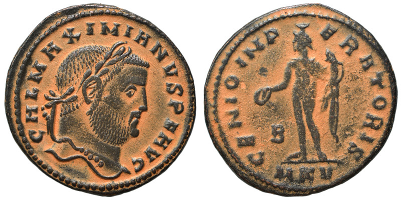 Galerius, 305-311. Follis (bronze, 5.85 g, 26 mm), Cyzicus. GAL MAXIMIANVS P F A...