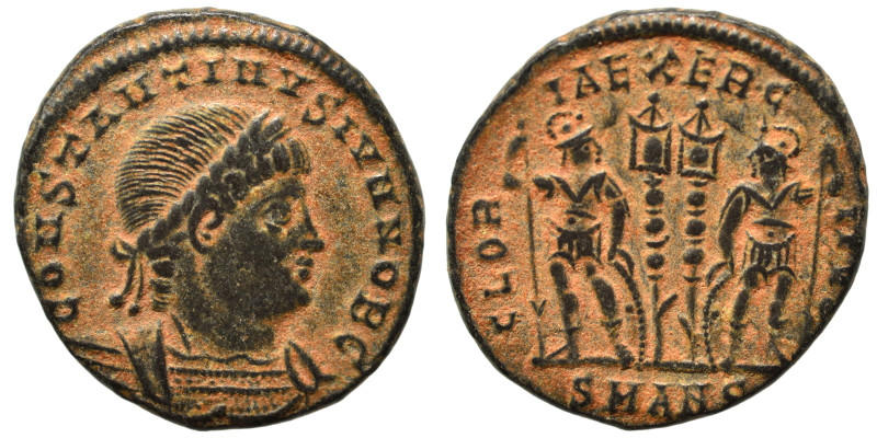 Constantine II, as Caesar, 316-337. Follis (bronze, 2.42 g, 17 mm), Antioch. CON...