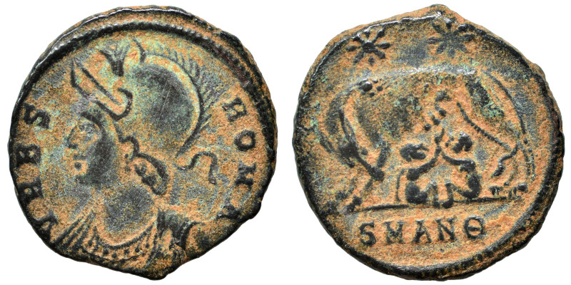 Commemorative Series, 330-354. Follis (bronze, 2.42 g, 17 mm), Antioch. VRBS ROM...