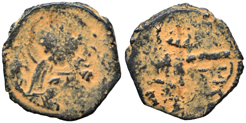 CRUSADERS. Principality of Antioch. Bohémond I, 1098-1111. Follis (bronze, 3.44 ...