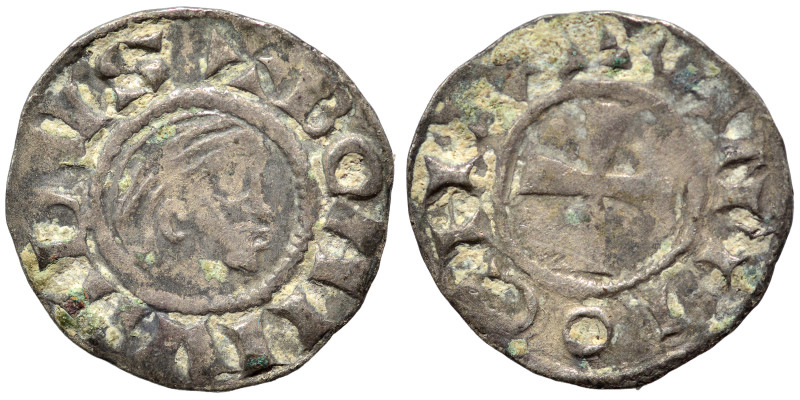 CRUSADERS. Principality of Antioch. Bohémond III, 1149-1163. Denier (silver, 0.9...