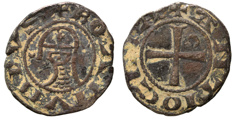 CRUSADERS. Principality of Antioch. Bohémond III, 1163-1201. Denier (silver, 0.6...