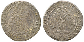 AUSTRIA. Holy Roman Empire. Habsburg. Leopold I, 1658-1705. 3 Kreuzer (silver, 1.28 g, 19 mm). Nearly very fine.