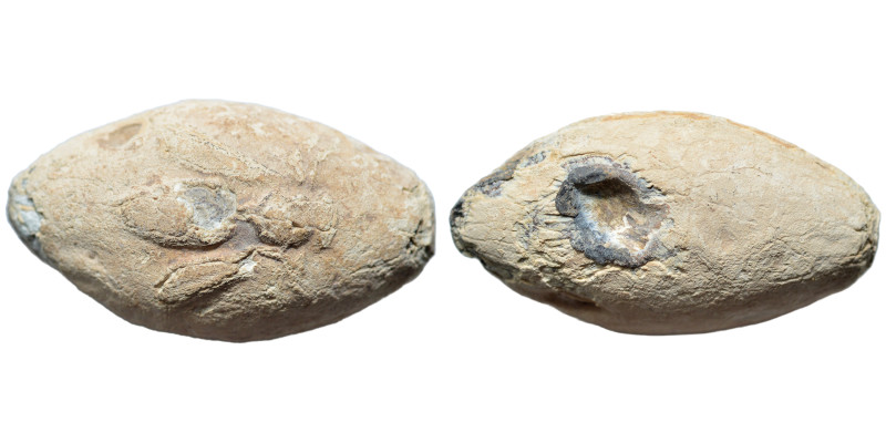 GREEK. Uncertain region. Sling bullet, 4th-1st centuries BC. (lead, 27.11 g, 29x...