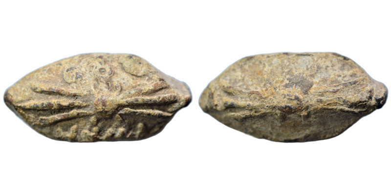 GREEK. Thrace. Sling bullet, 4th-1st centuries BC. (lead, 45.95 g, 38x19 mm). NI...