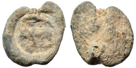Greek-Roman. Seal (lead, 4.27 g, 19 mm). Nearly very fine.
