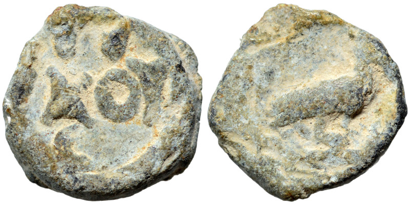 Greek-Roman. Tesserae (lead, 2.48 g, 13 mm). Nearly very fine.