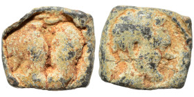 Greek-Roman. Tesserae (lead, 2.70 g, 11x10 mm). Nearly very fine.