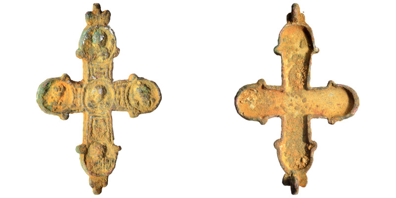 Byzantine cross (bronze, 18.77 g, 58 mm).