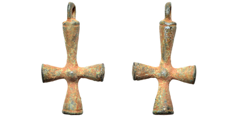 Byzantine cross (bronze, 7.29 g, 37 mm).