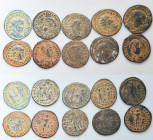 Group lot of 10 Roman Imperial coins. G - VF. As seen, no return