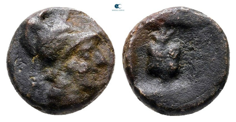 Pamphylia. Side circa 100-0 BC. 
Bronze Æ

10 mm, 1,12 g



Very Fine