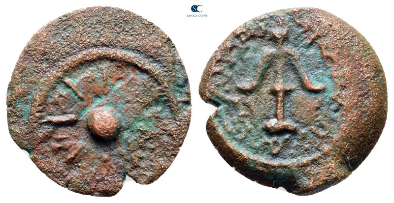 Judaea. Jerusalem. Hasmoneans. Alexander Jannaios (Yehonatan) 103-76 BC. 
Pruta...