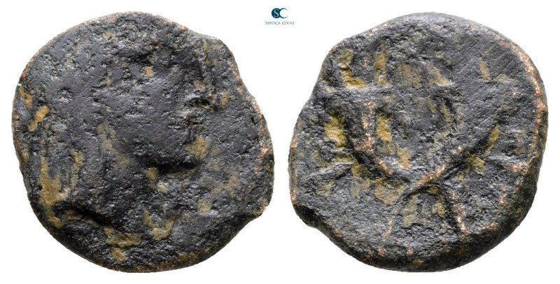 Nabataean Kingdom. Petra. Aretas IV 9 BC-AD 40. 
Bronze Æ

13 mm, 1,45 g

...