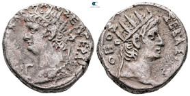 Egypt. Alexandria. Nero, with Divus Augustus AD 54-68. 
Billon-Tetradrachm

25 mm, 12,98 g



Very Fine