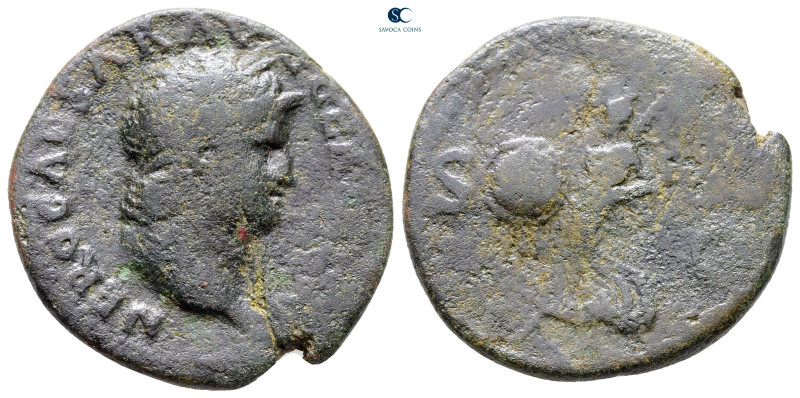 Nero AD 54-68. Rome
As Æ

27 mm, 8,63 g



Fine