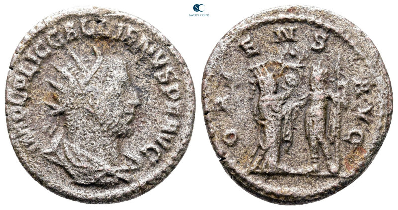 Gallienus AD 253-268. Samosata
Billon Antoninianus

22 mm, 3,24 g



Fine