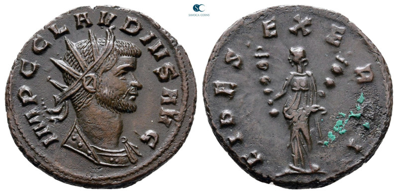 Claudius II (Gothicus) AD 268-270. Rome
Antoninianus Æ

21 mm, 3,34 g



...