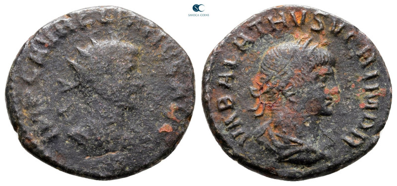 Aurelian and Vabalathus AD 270-275. Antioch
Billon Antoninianus

21 mm, 3,58 ...