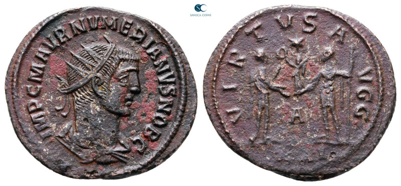 Numerian, as Caesar AD 282-283. Antioch
Billon Antoninianus

22 mm, 3,08 g
...