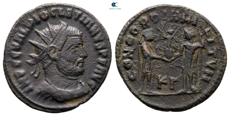 Diocletian AD 284-305. Cyzicus
Radiatus Æ

20 mm, 2,96 g



Nearly Very F...